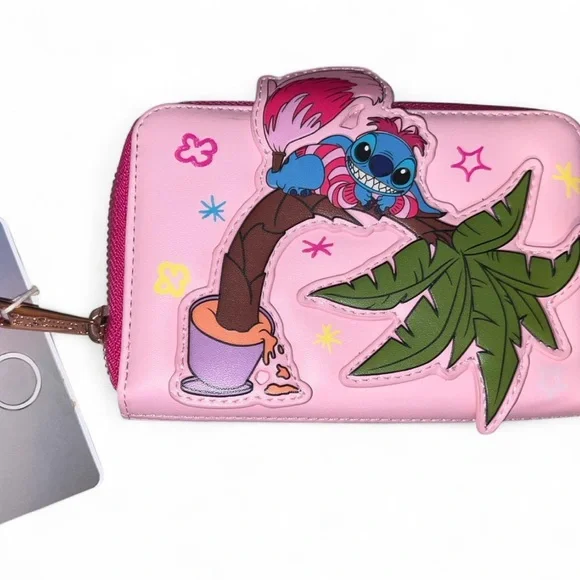 Loungefly Stitch as Cheshire Cat BUNDLE BP,wallet&funko pop NWT